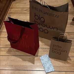 Bloomingdale’s Brown Paper Shopping Bags